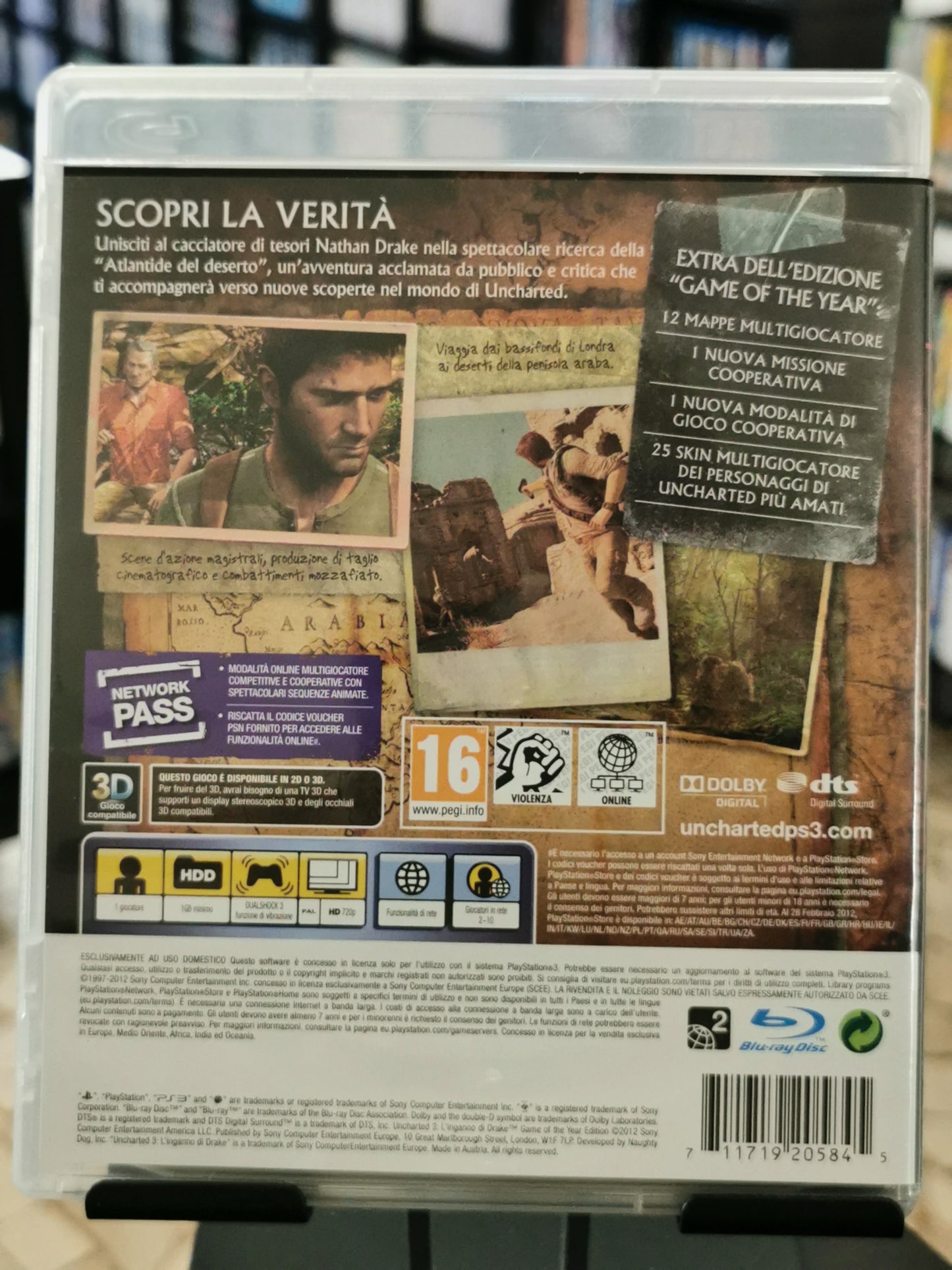 Uncharted 3: L'inganno di Drake GOTY (PS3)