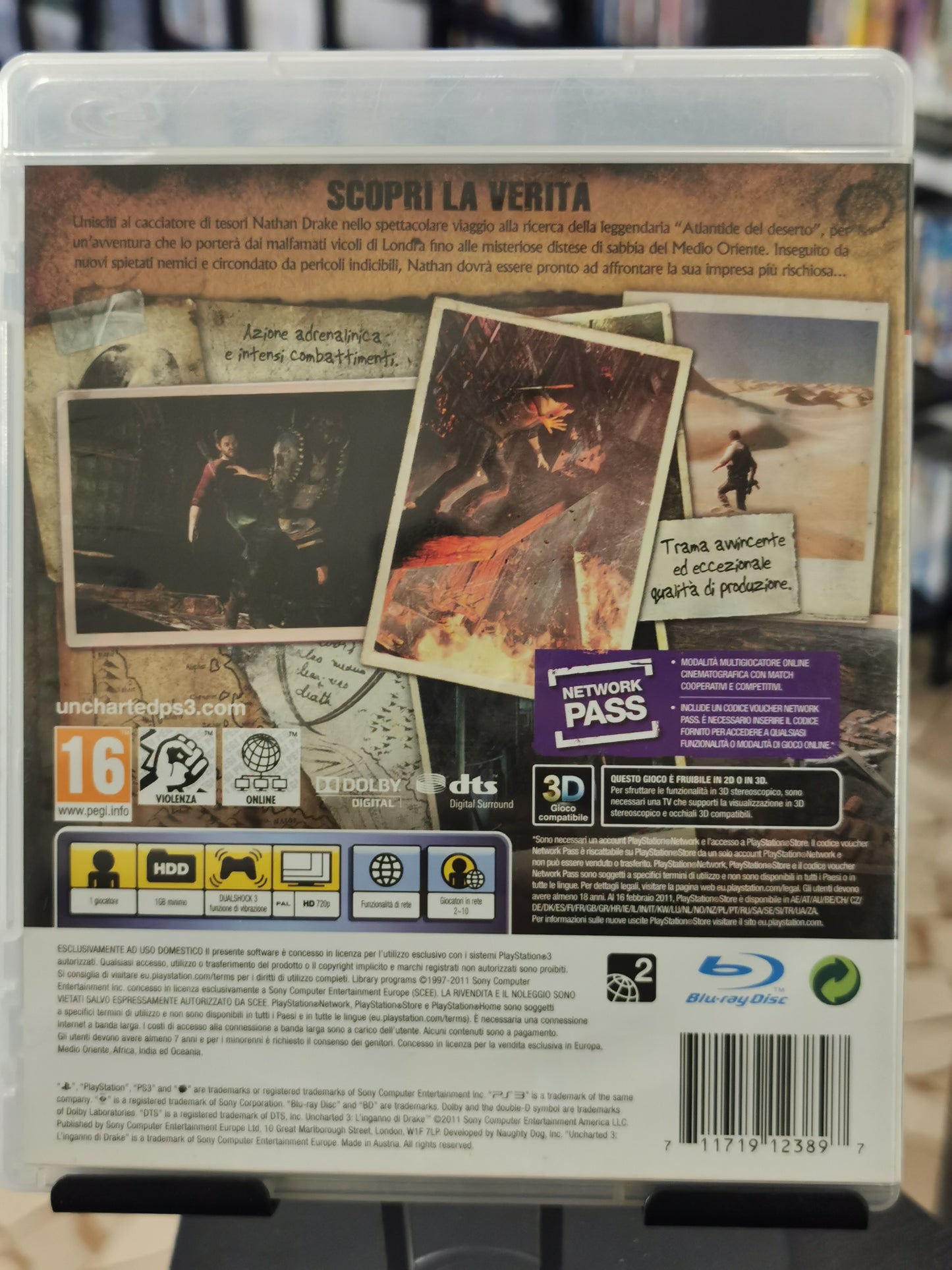 Uncharted 3: Drake's Deception (L'inganno di Drake) (PS3)