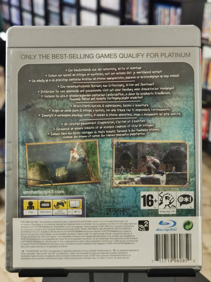 Uncharted: Drake's Fortune (PS3) - Platinum
