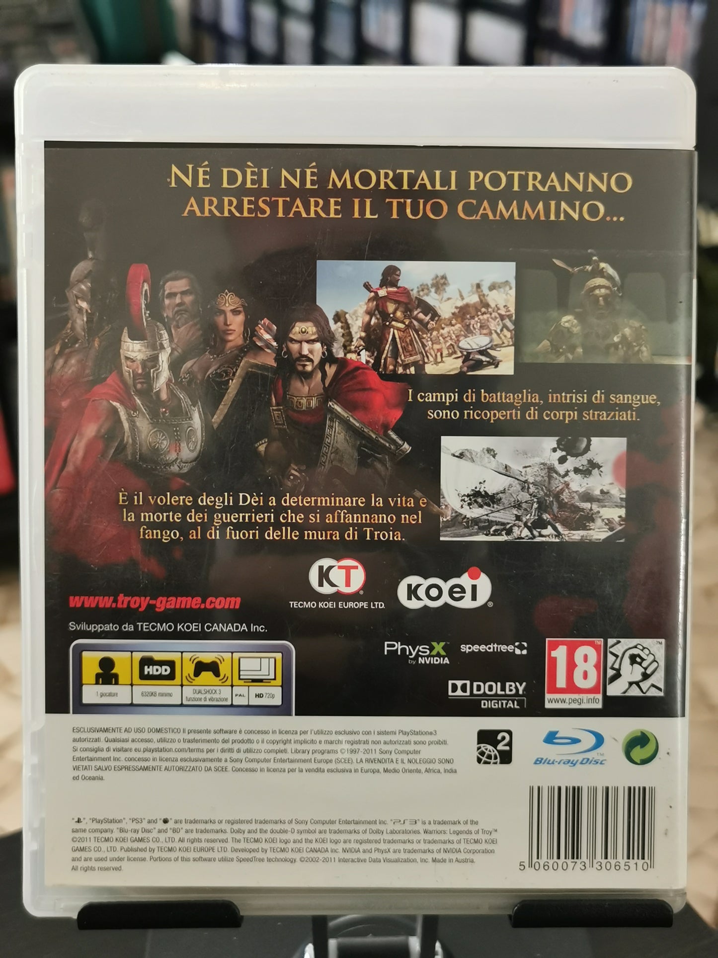 Warriors Legends of Troy (PS3)