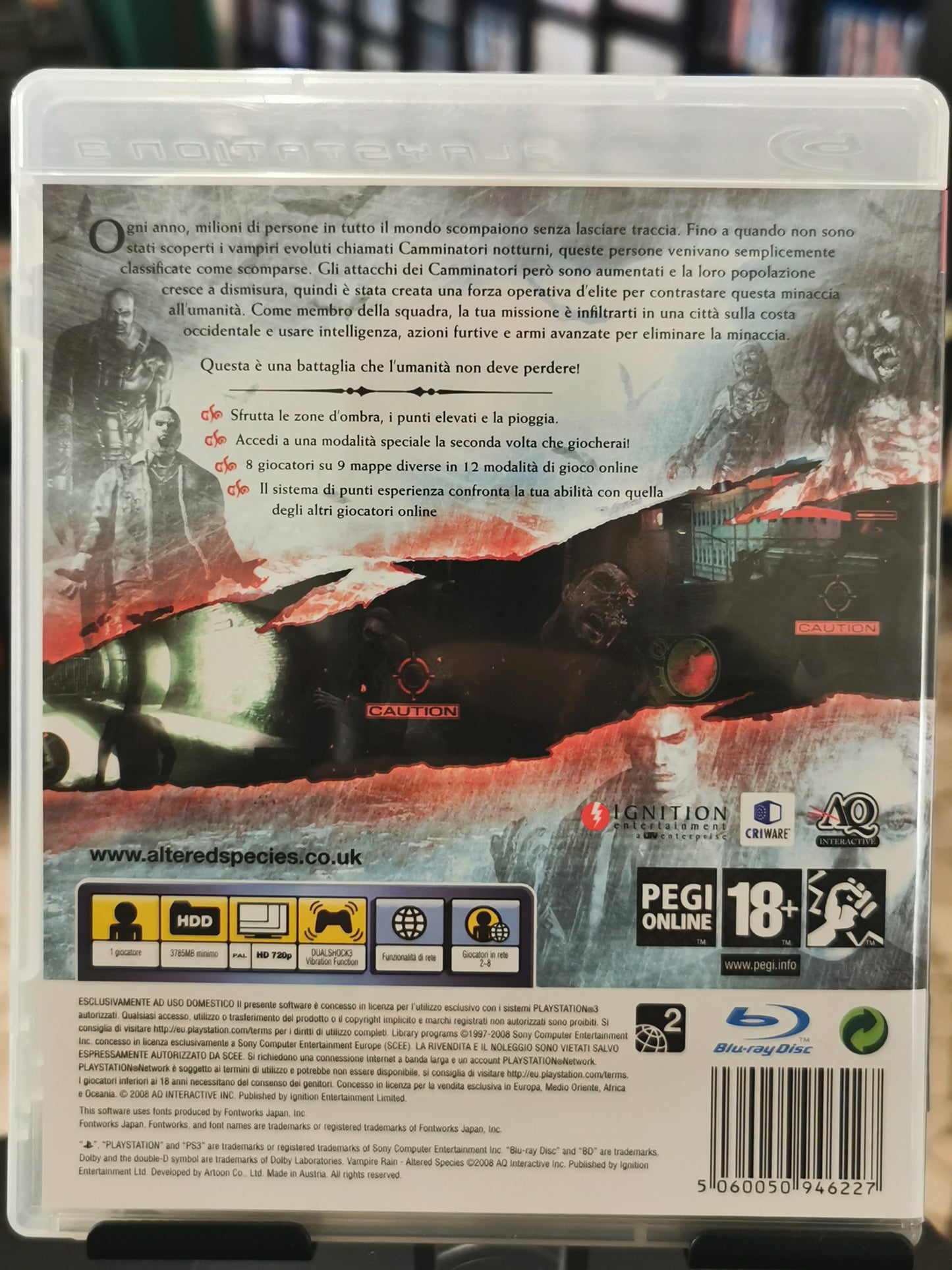 Vampire Rain: Altered Species (PS3)