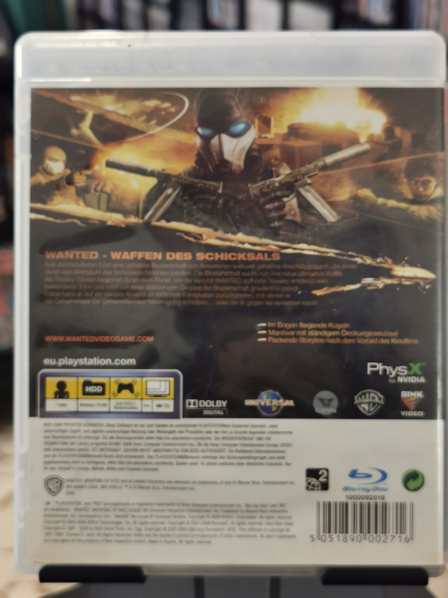 Wanted: Weapons Of Fate (PS3) - GER