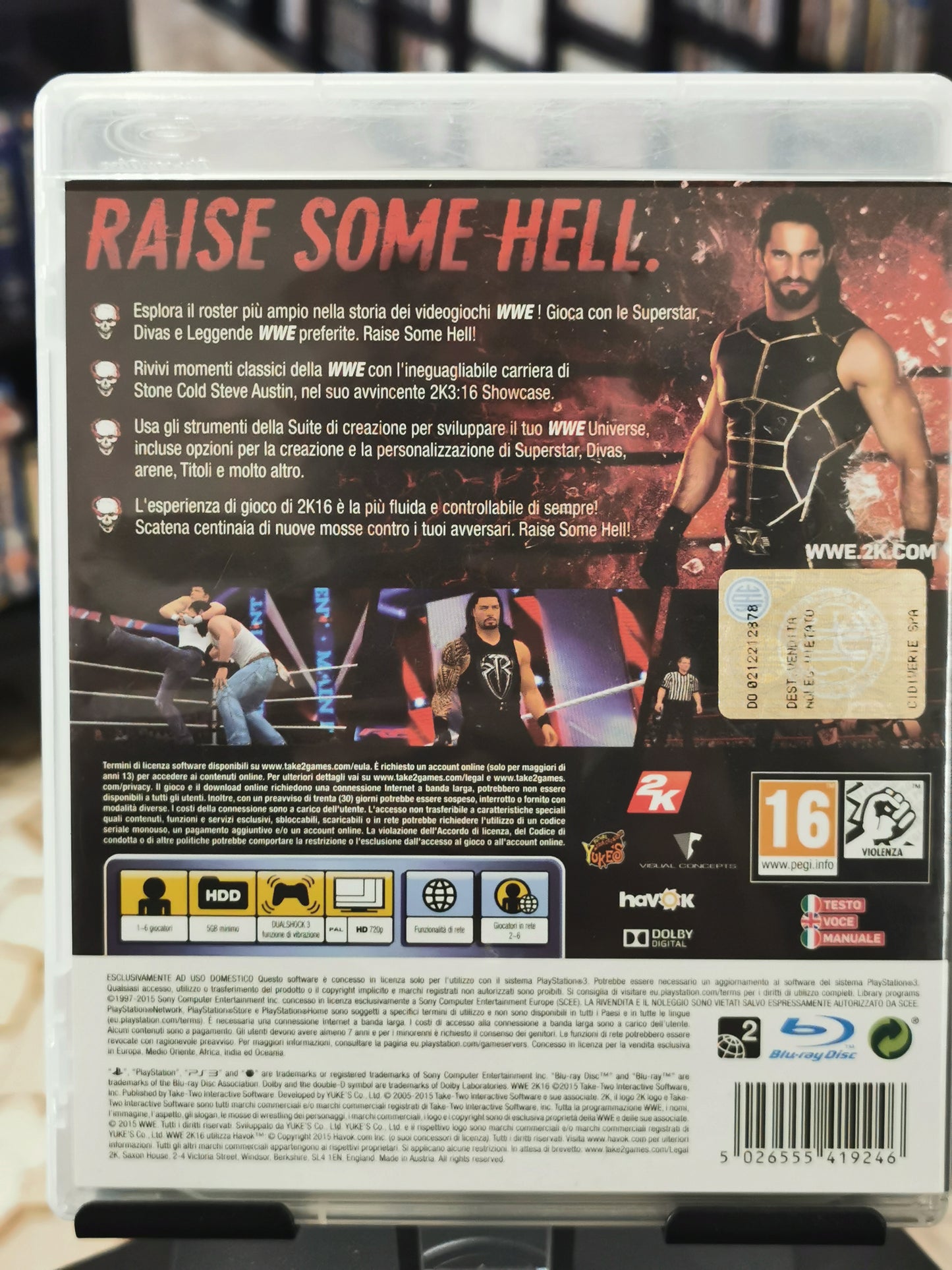 WWE 2K16 (PS3)