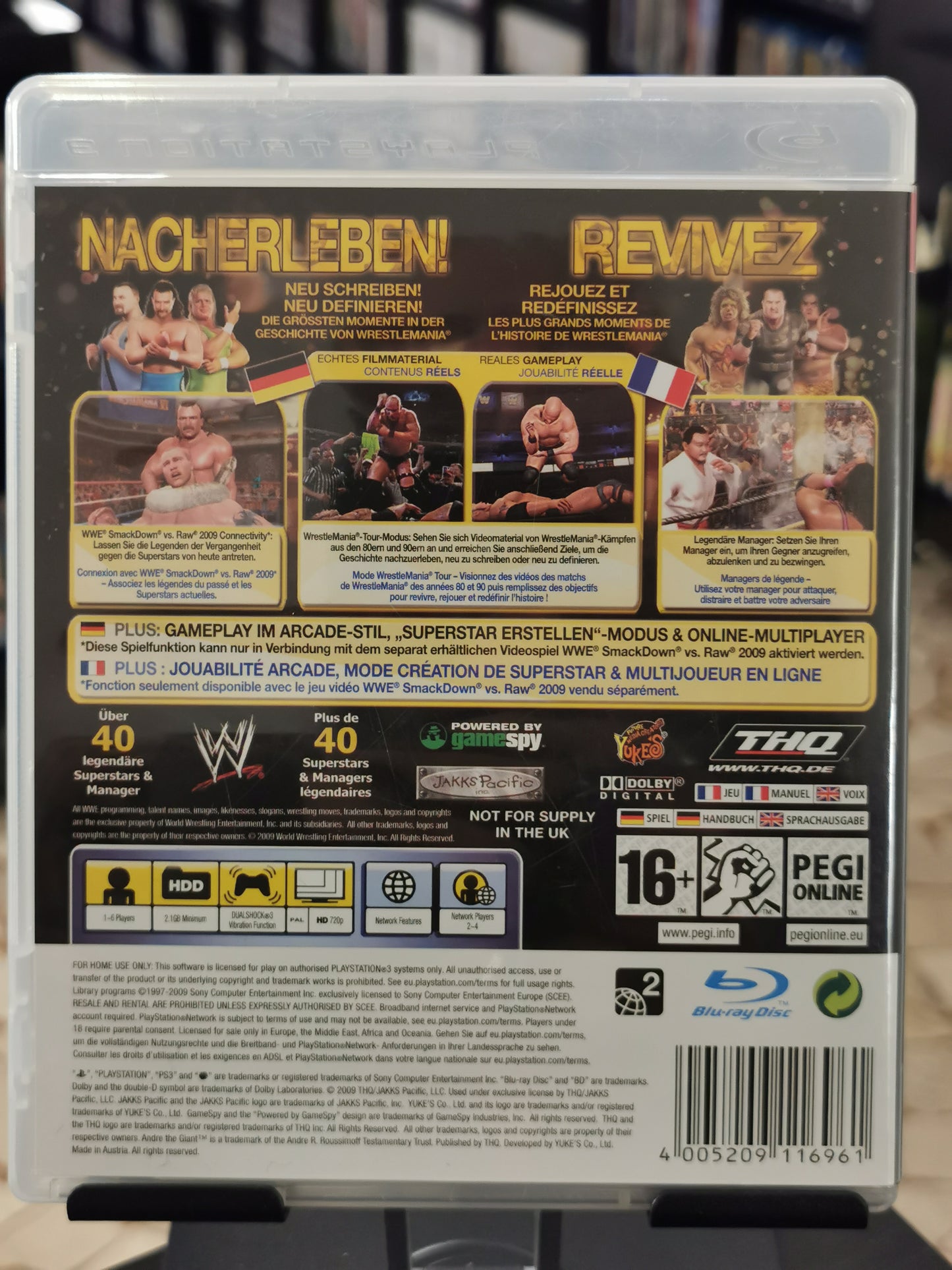 WWE Legends of WrestleMania (PS3)