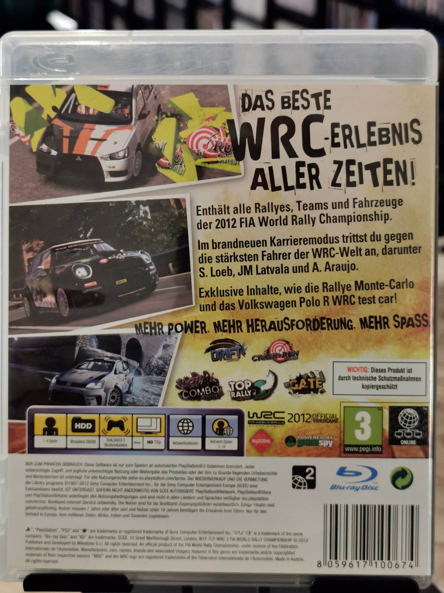 WRC 3: FIA World Rally Championship (PS3)