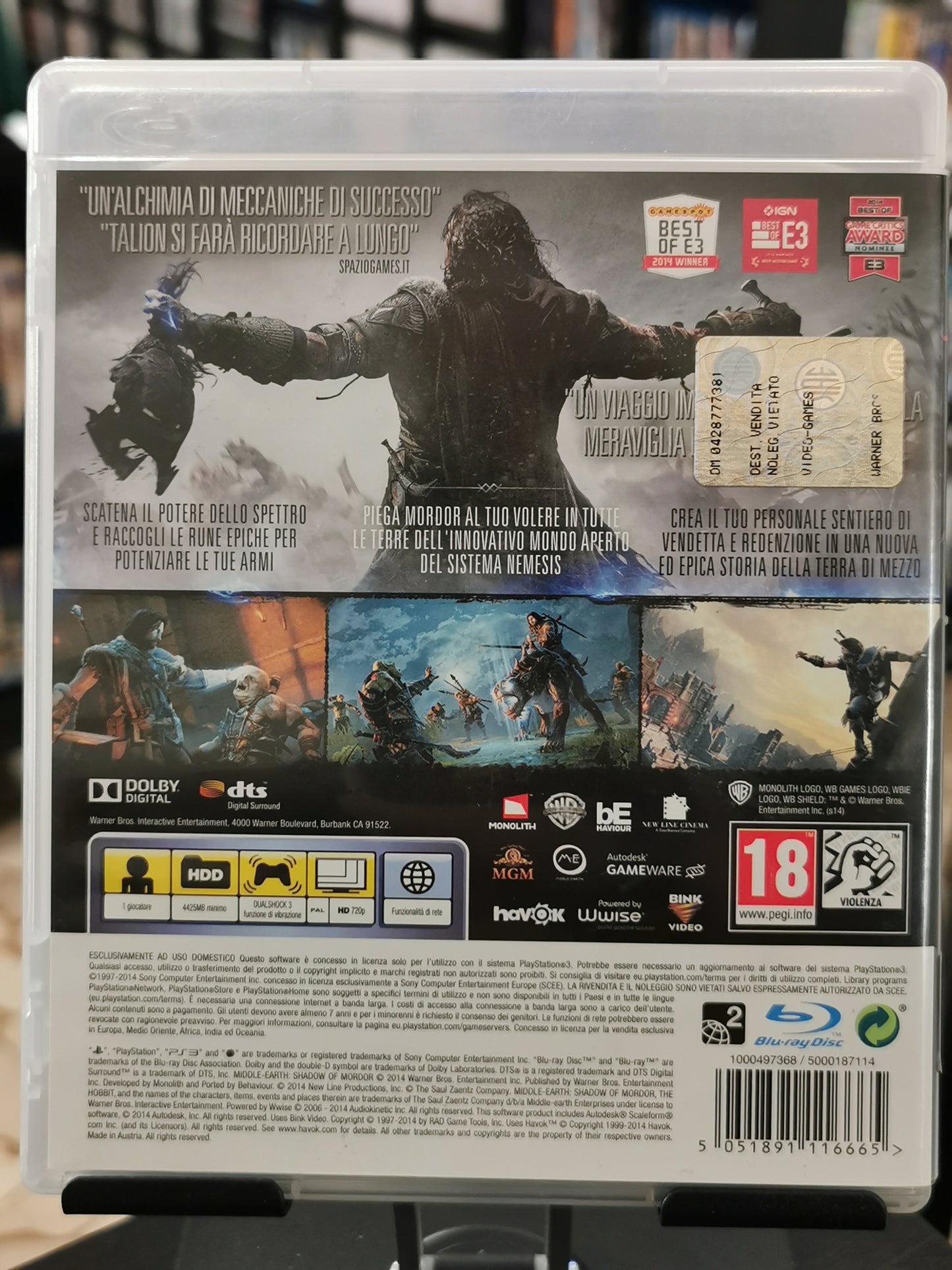 La Terra di Mezzo: L’Ombra di Mordor (PS3)