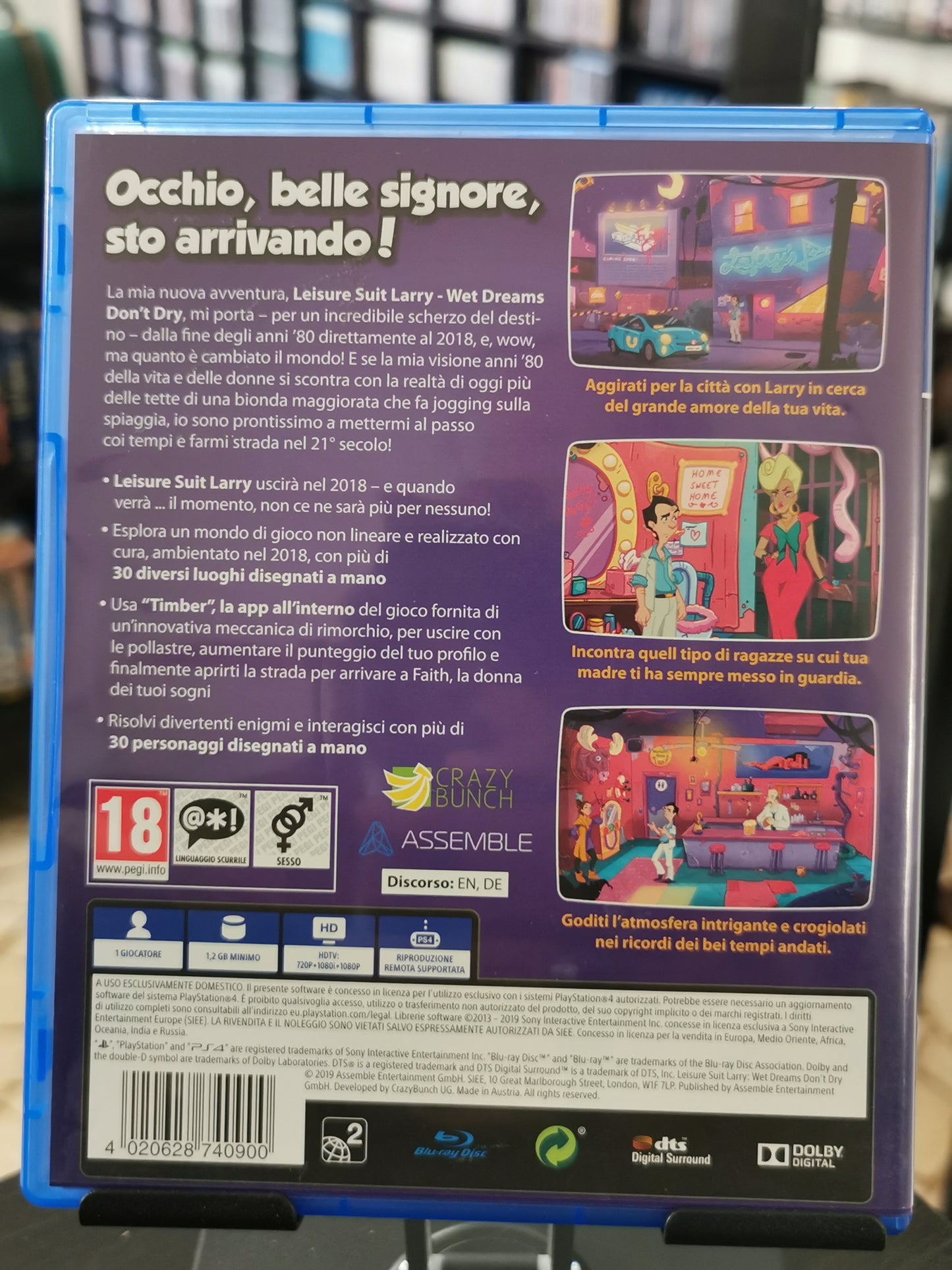 Leisure Suit Larry: Wet Dreams Don't Dry (PS4)