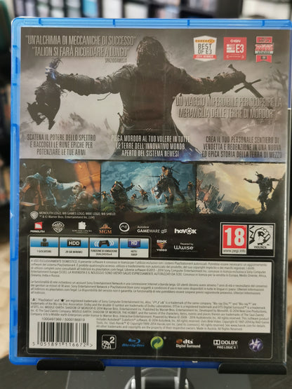 La Terra Di Mezzo: L'ombra Di Mordor (PS4)