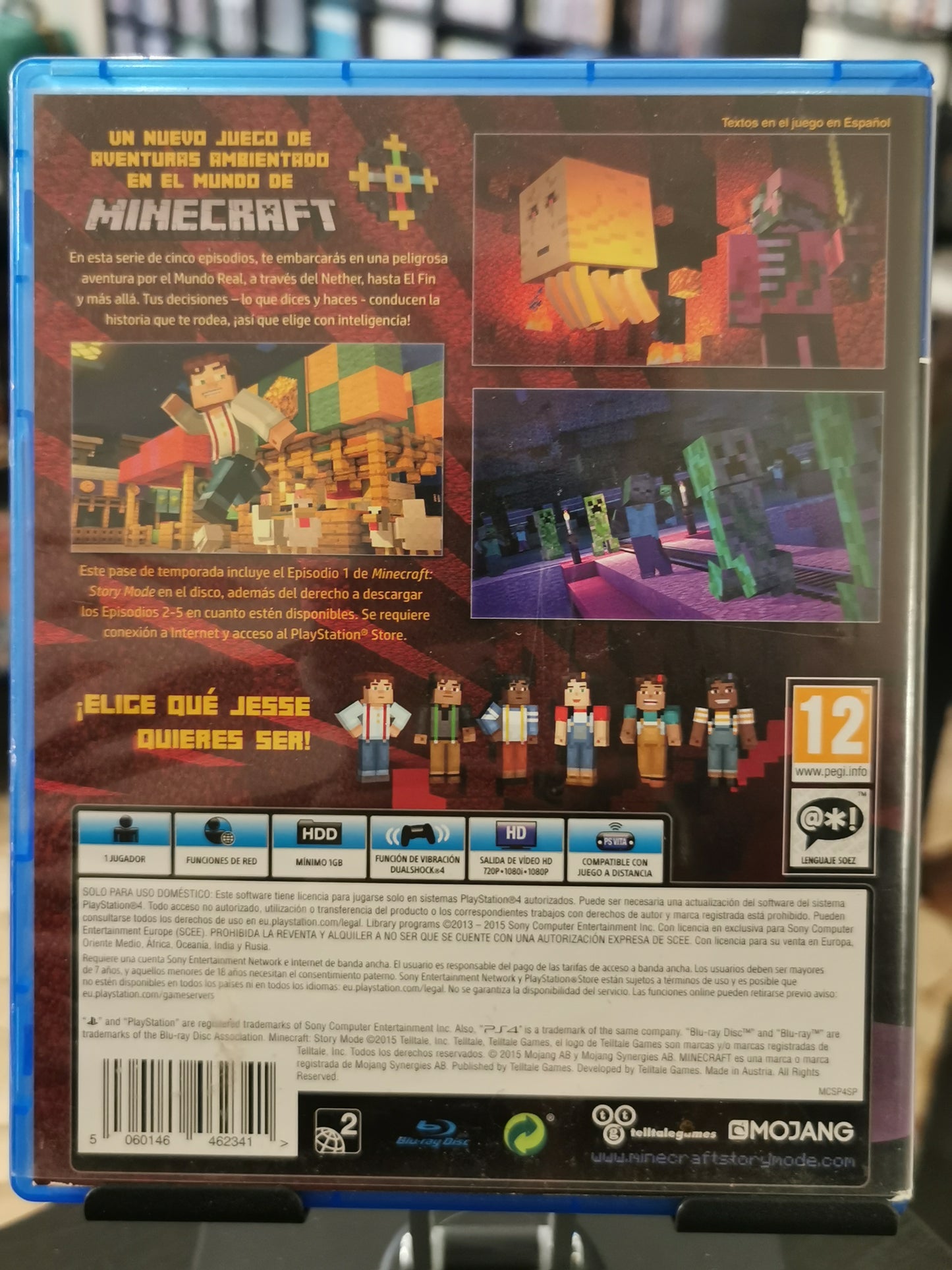 Minecraft: Story Mode - Episodio 1 (PS4)