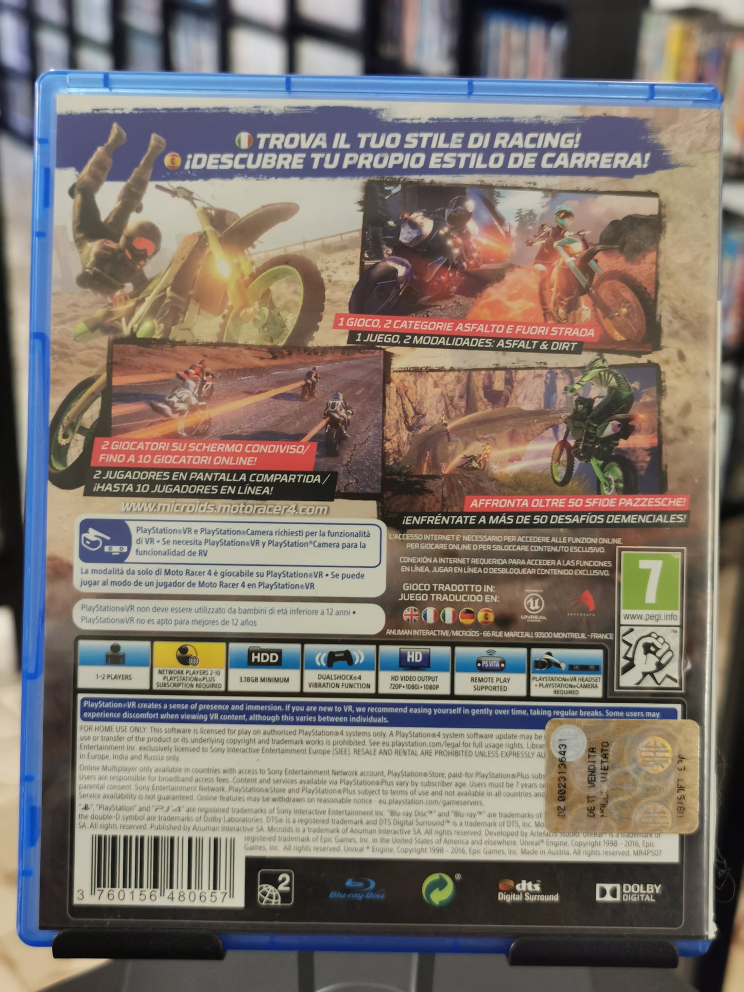Moto Racer 4 - MR4 (PS4)