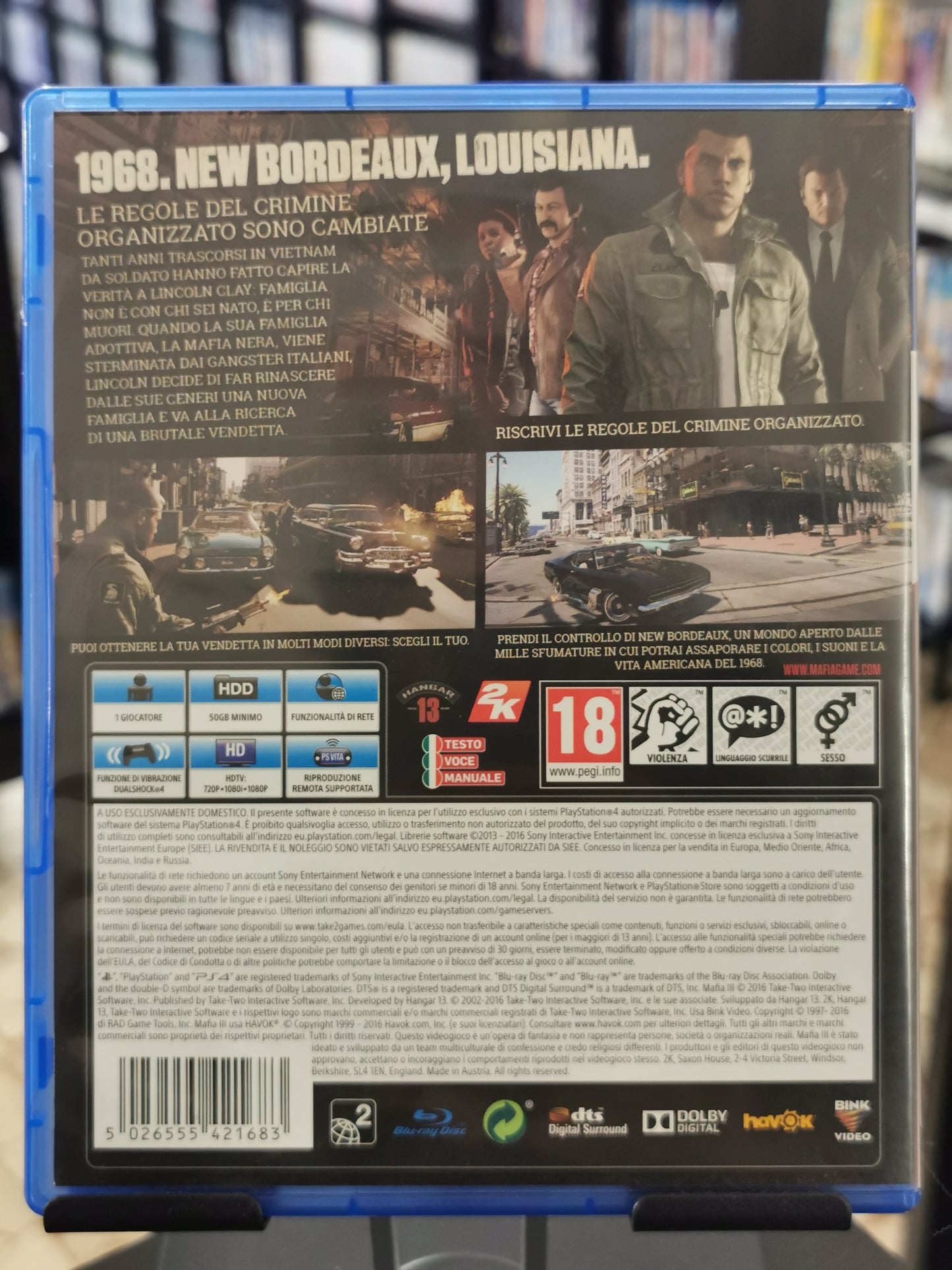Mafia III [con Manuale e Mappa] (PS4)