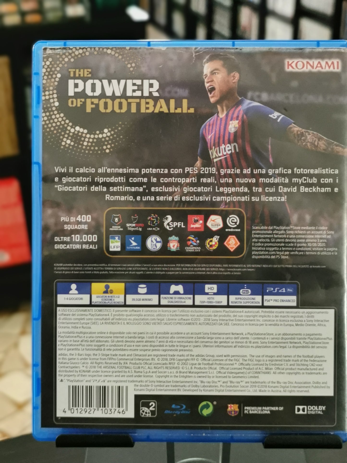 Pro Evolution Soccer 2019 (PS4)