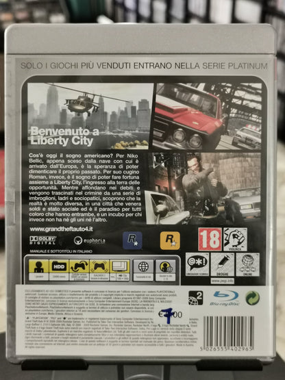 Grand Theft Auto IV  (PS3) - Platinum