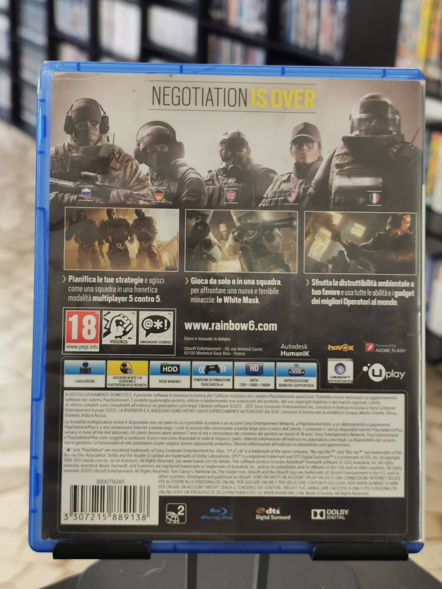 Tom Clancy’s Rainbow Six Siege (PS4)
