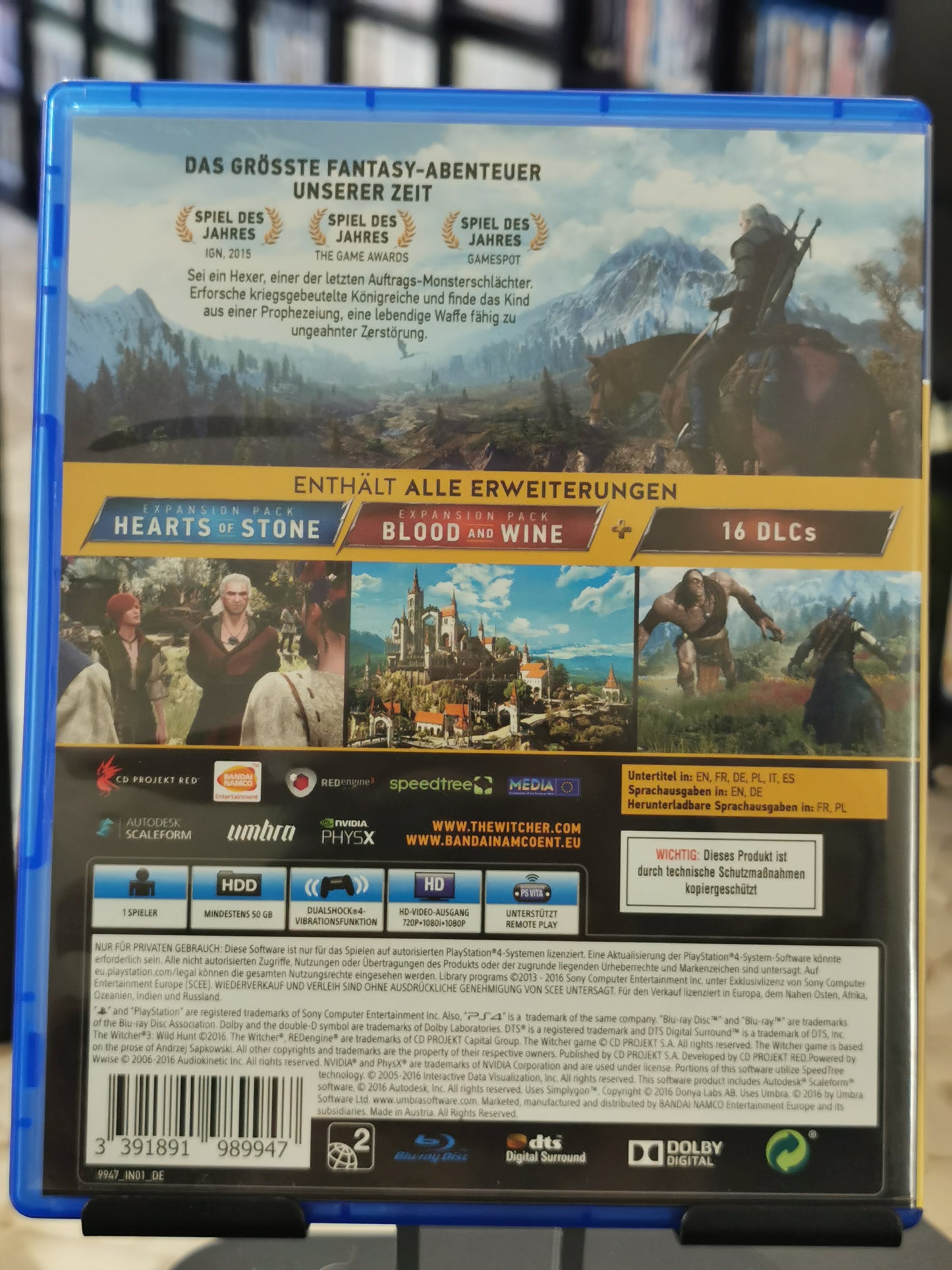 The Witcher 3: Wild Hunt - Game of The Year Edition (PS4)