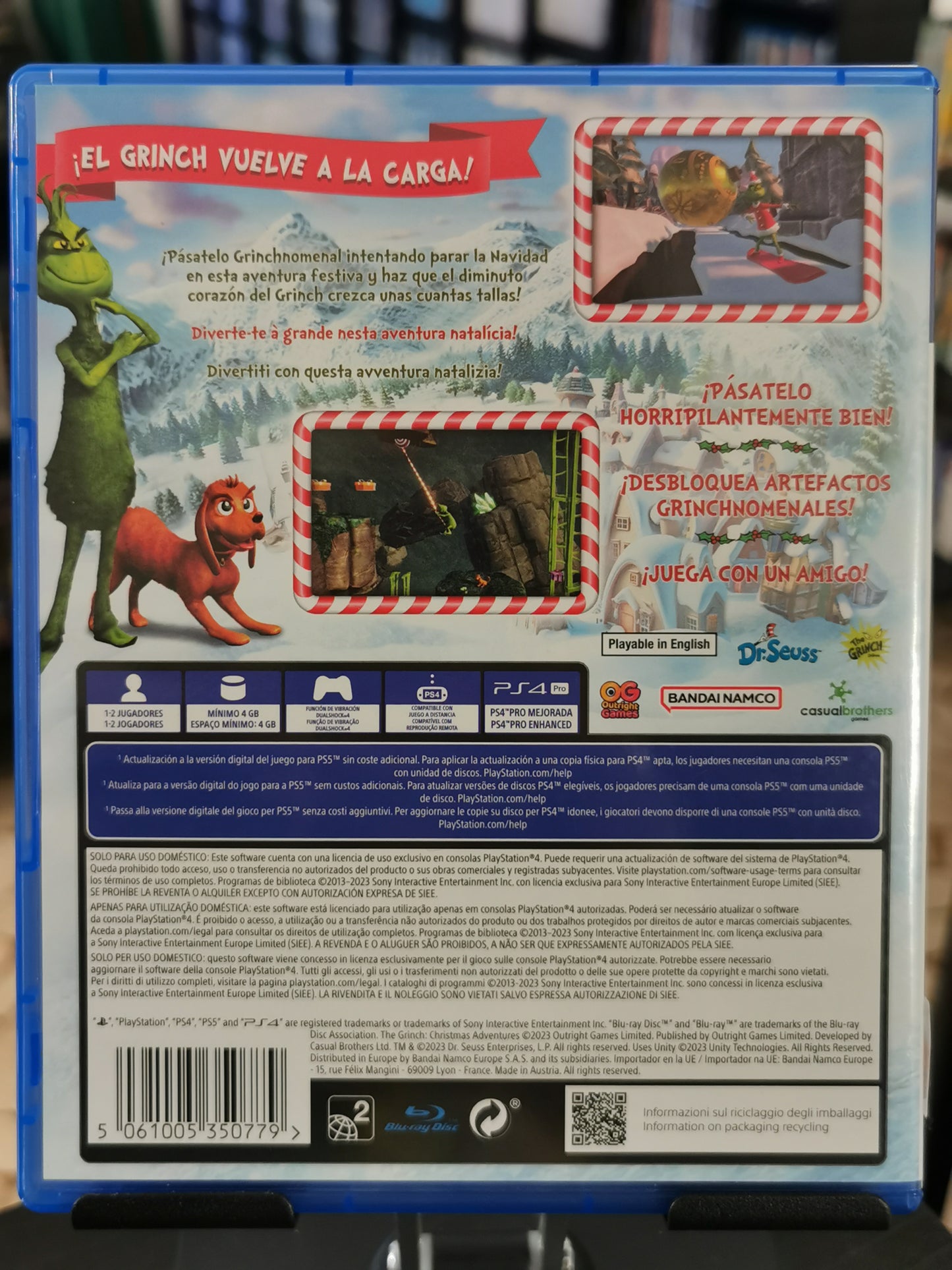 The Grinch: Christmas Adventures (PS4)
