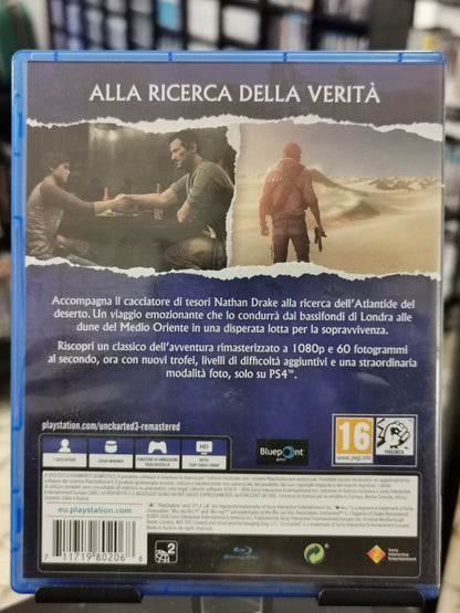 Uncharted 3: L'Inganno di Drake - Remastered (PS4)