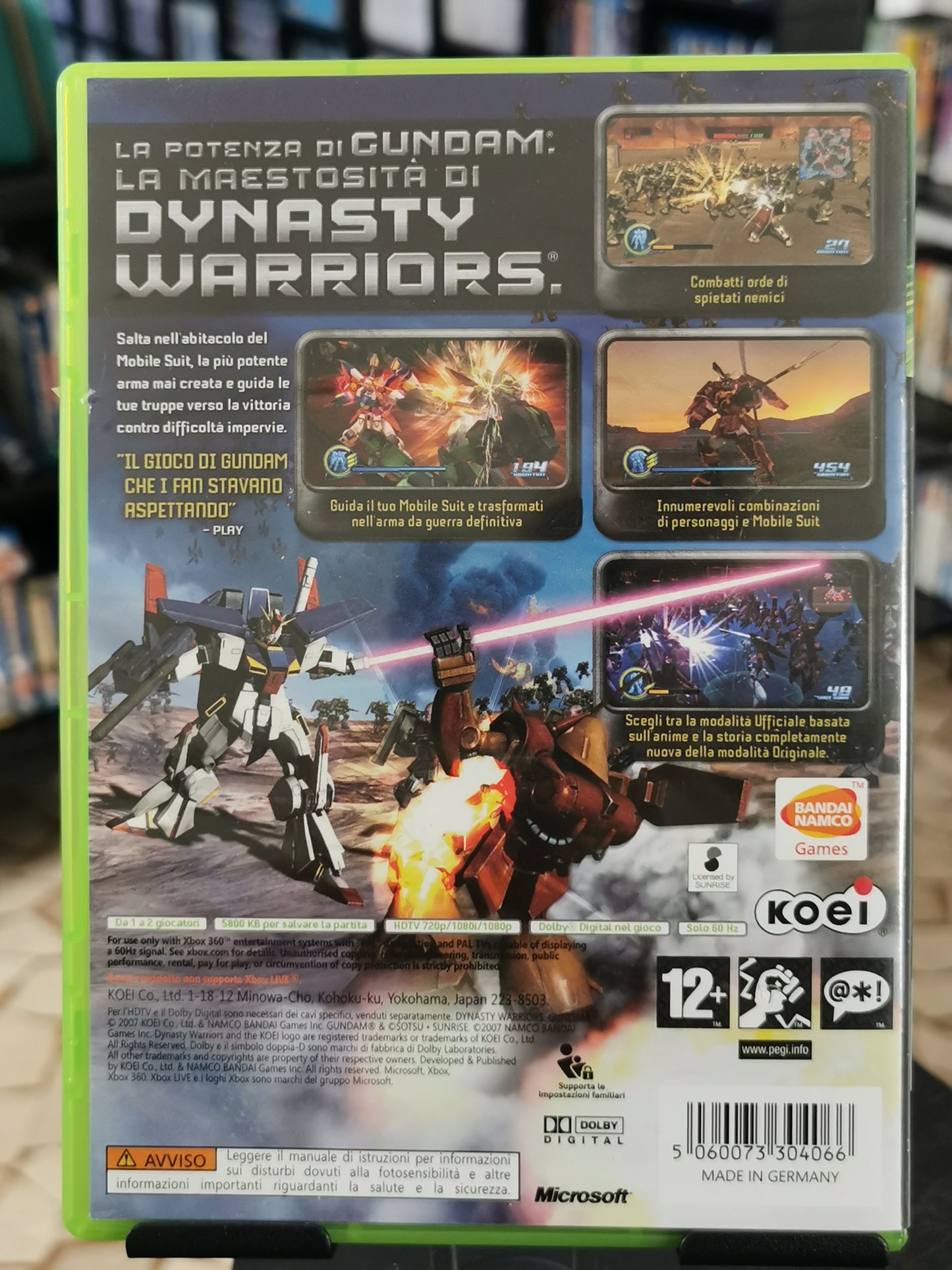 Dynasty Warriors: Gundam (Xbox 360)