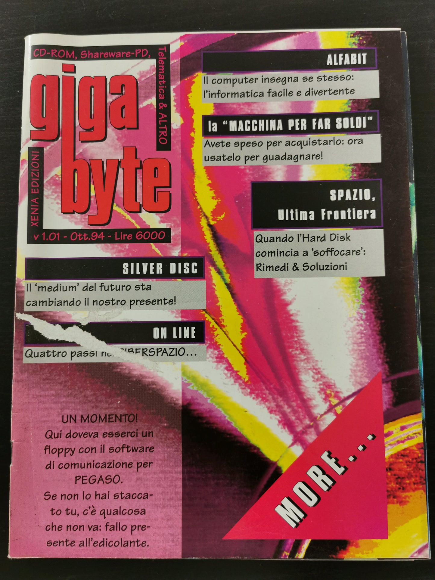 Gigabyte – Telematica & Altro, Vol. 1.01 (Ottobre 1994)