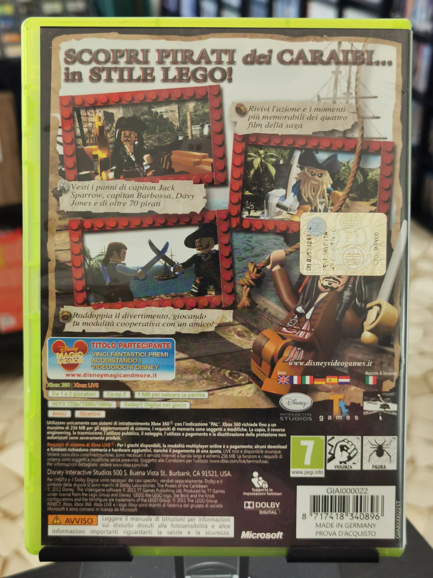 LEGO Pirati dei Caraibi: Il Videogioco (Xbox 360) - Classics