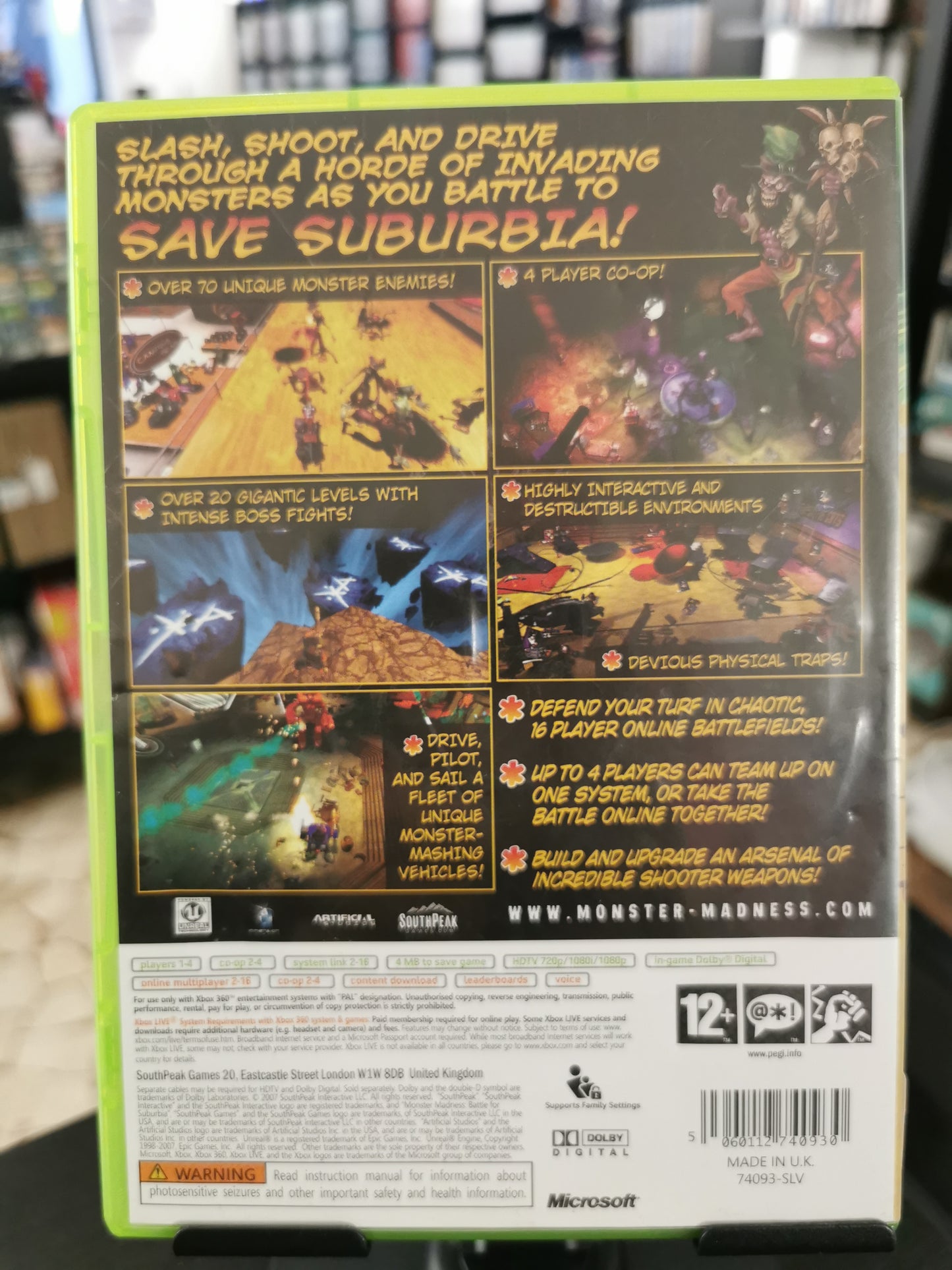 Monster Madness: Battle for Suburbia (Xbox 360)