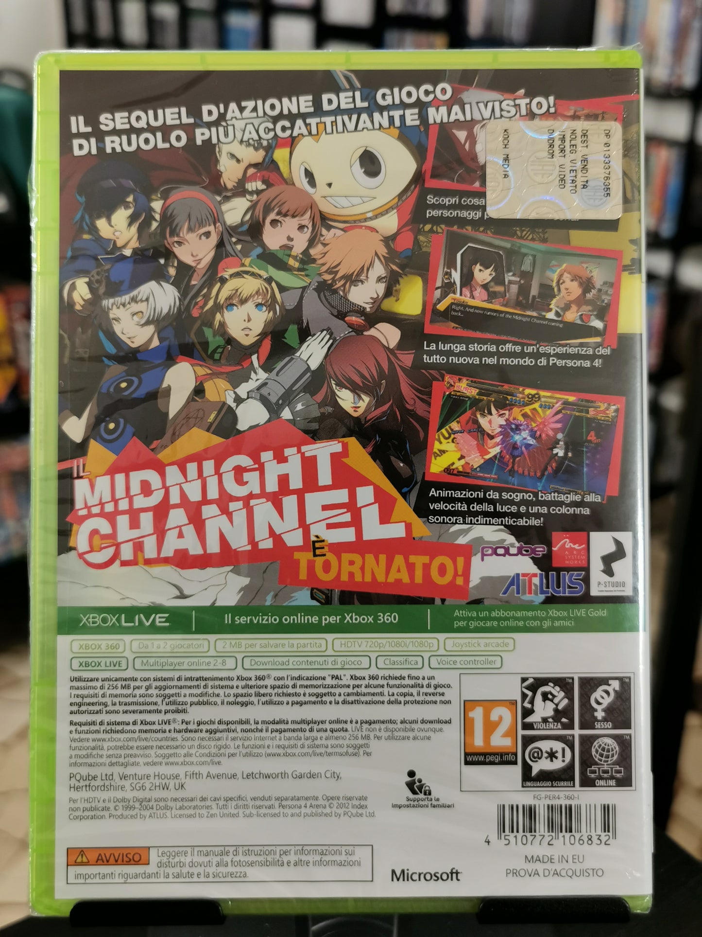 Persona 4 Arena [Soundtrack Bundle] (Xbox 360) *Nuovo e Sigillato