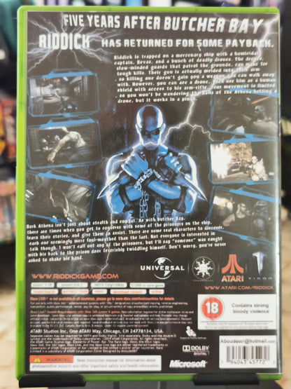 The Chronicles of Riddick: Assault on Dark Athena (Xbox 360) *Cover Custom