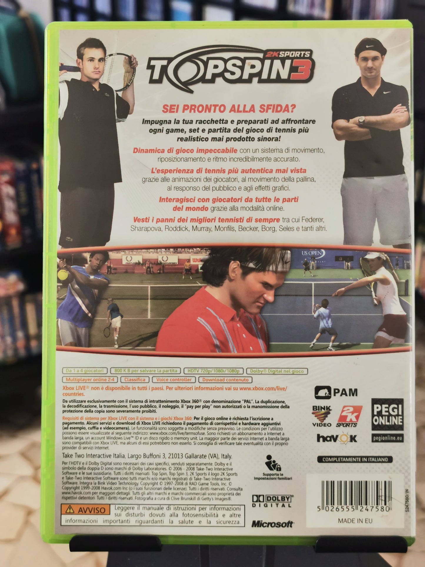 Top Spin 3 (Xbox 360)