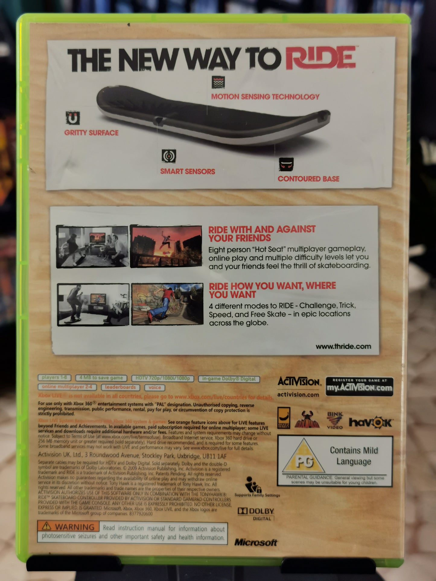 Tony Hawk Ride (Xbox 360) *Solo Software