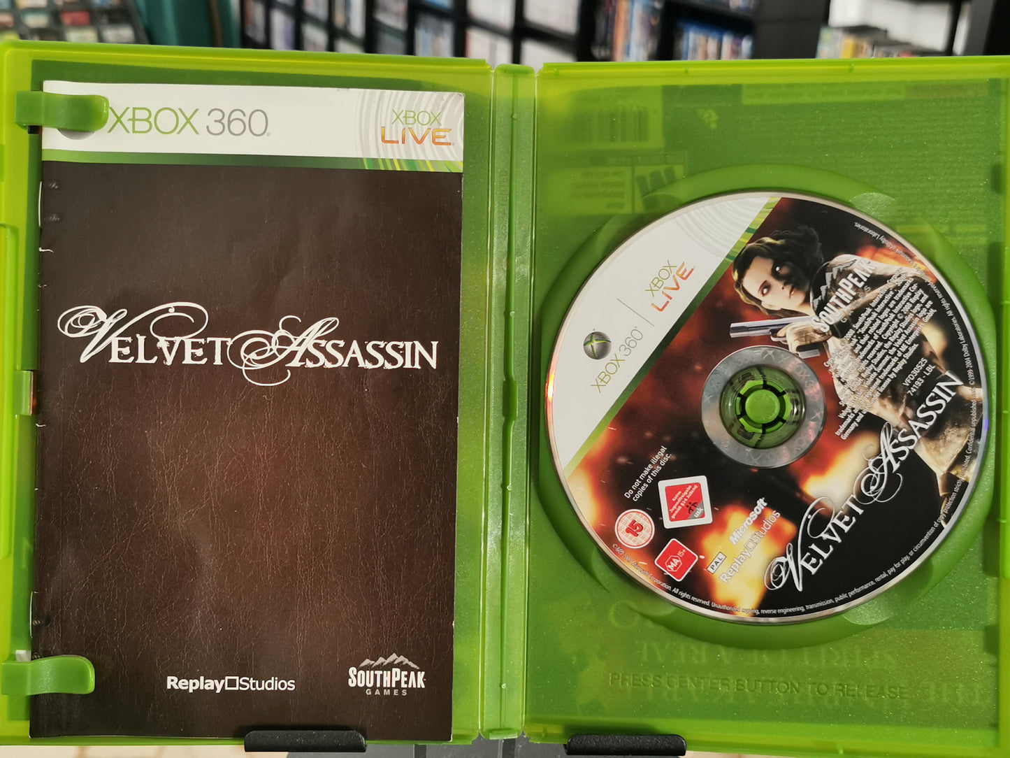 Velvet Assassin (Xbox 360) *Cover Custom