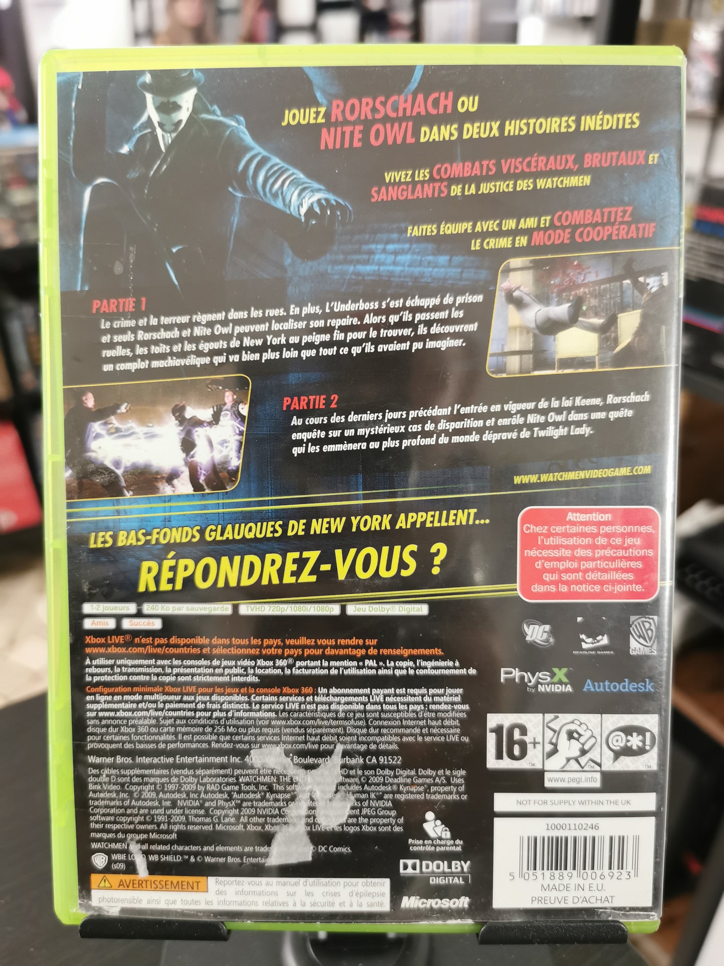 Watchmen: La Fin Approche – Chapitres 1 et 2 (Xbox 360)
