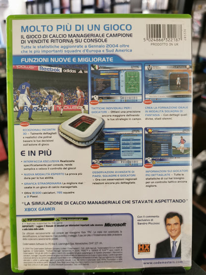Football Manager Campionato 2004 (Xbox)