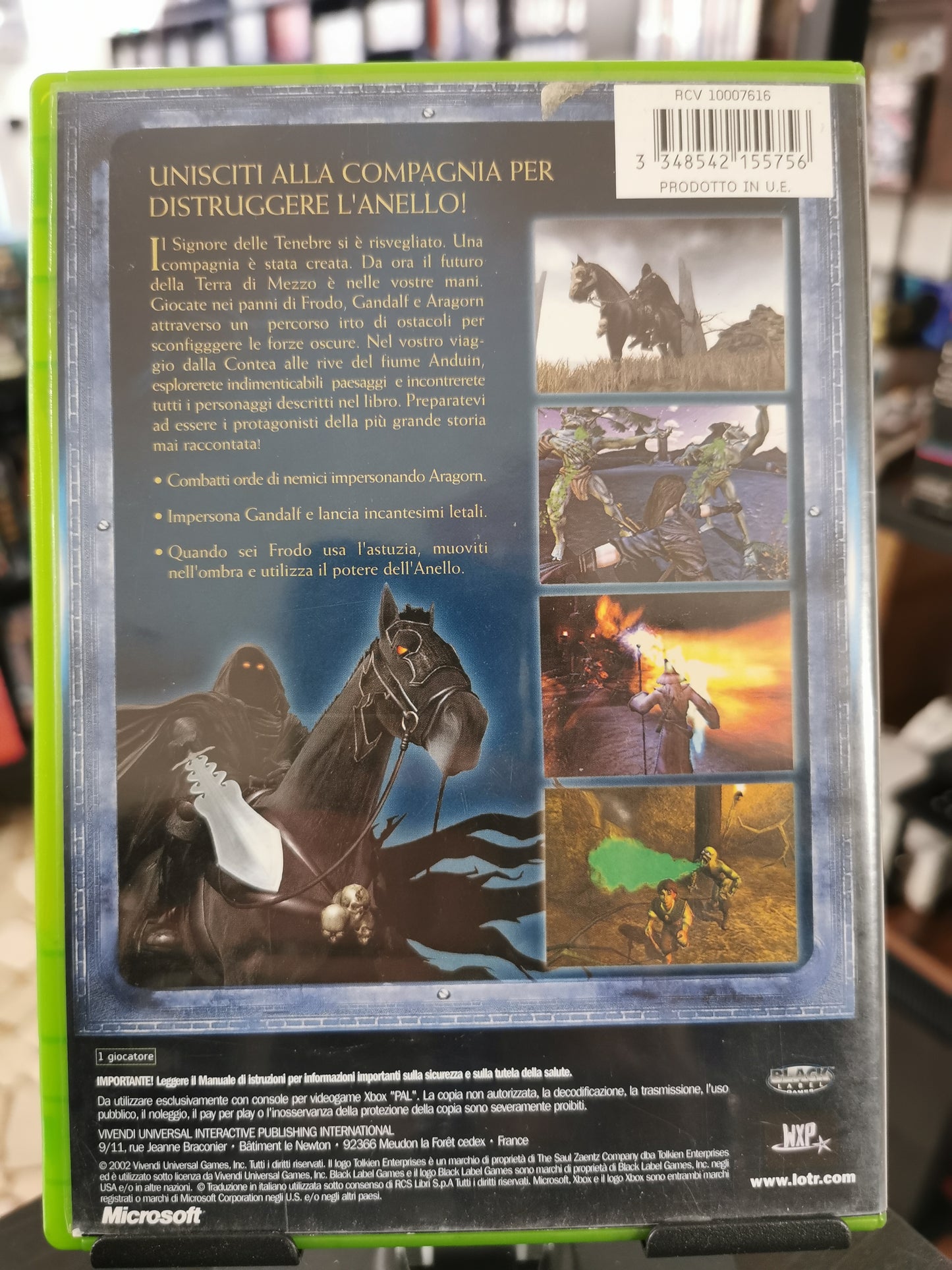 Il Signore degli Anelli: La Compagnia dell’Anello (Xbox)