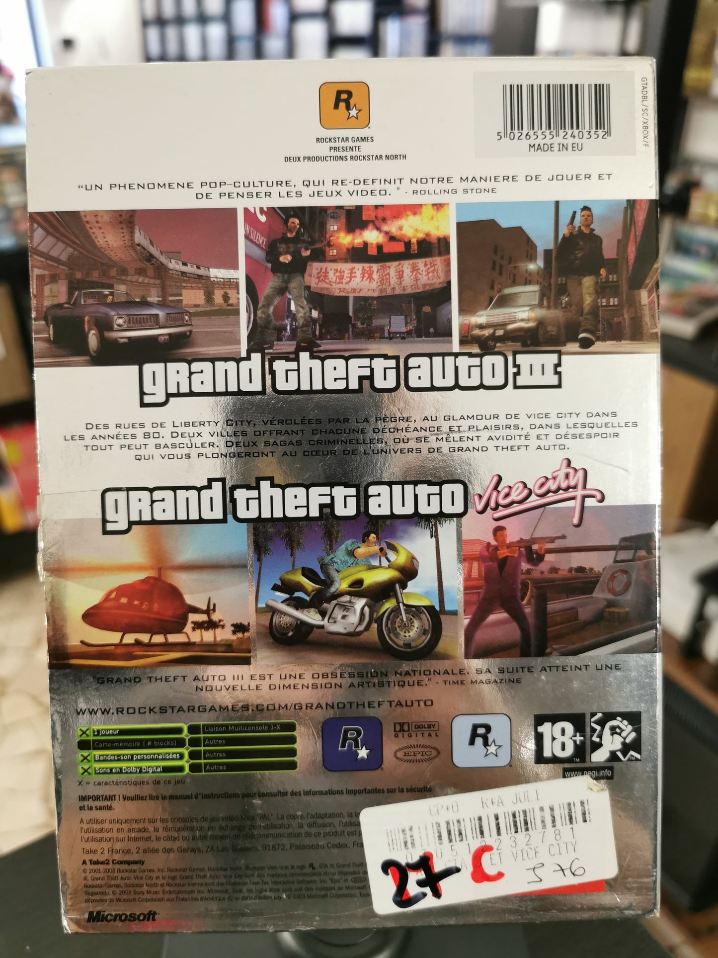 Grand Theft Auto: Double Pack (Xbox)