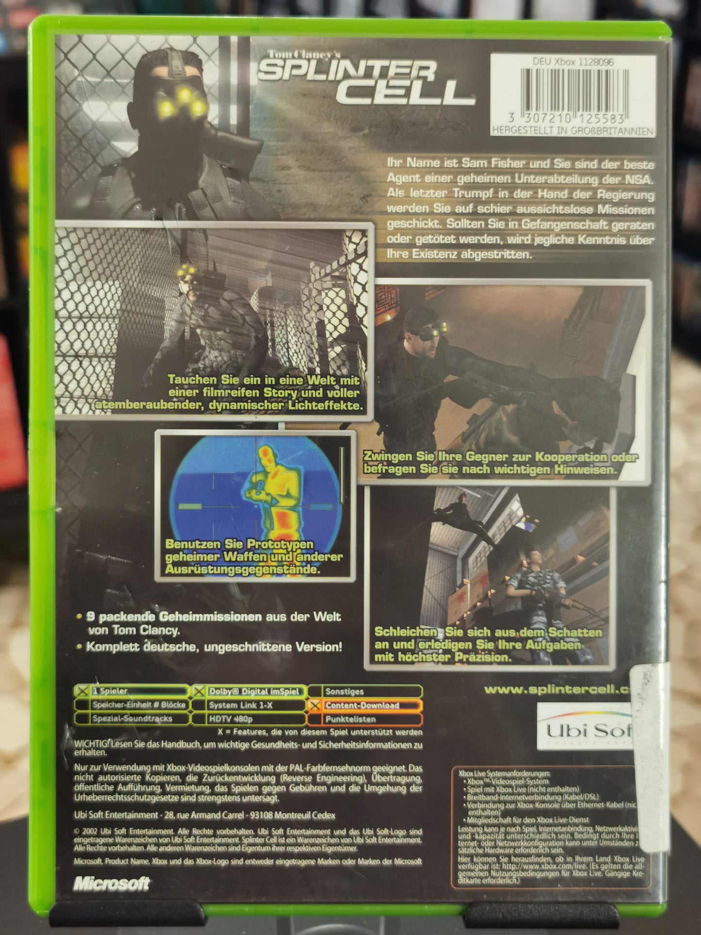 Tom Clancy’s Splinter Cell (Xbox)