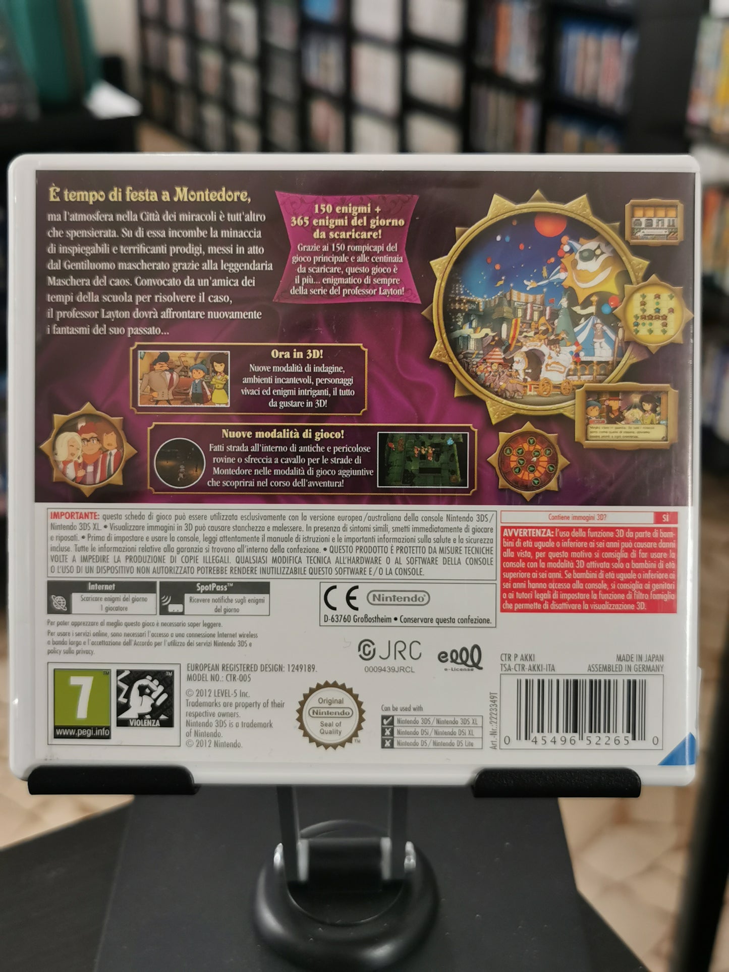 Il Professor Layton E La Maschera Dei Miracoli (3DS)