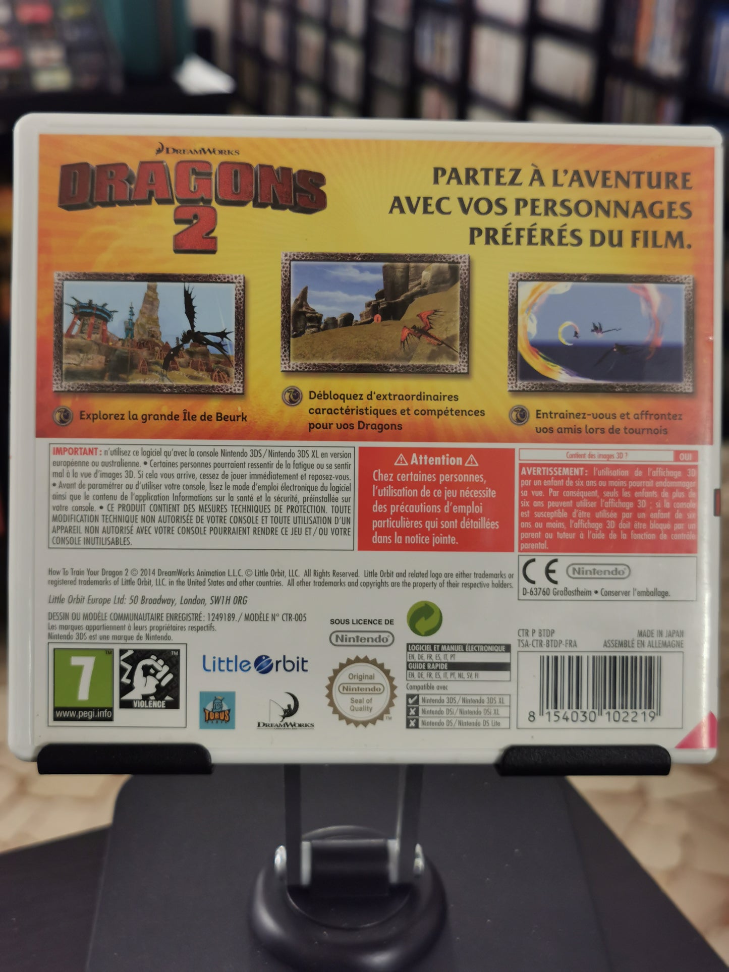 Dragons 2 (Dragon Trainer) (3DS)