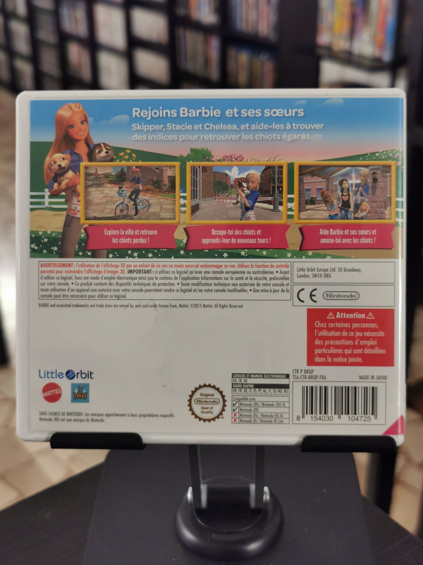 Barbie et la Grande Aventure des Chiots (3DS)