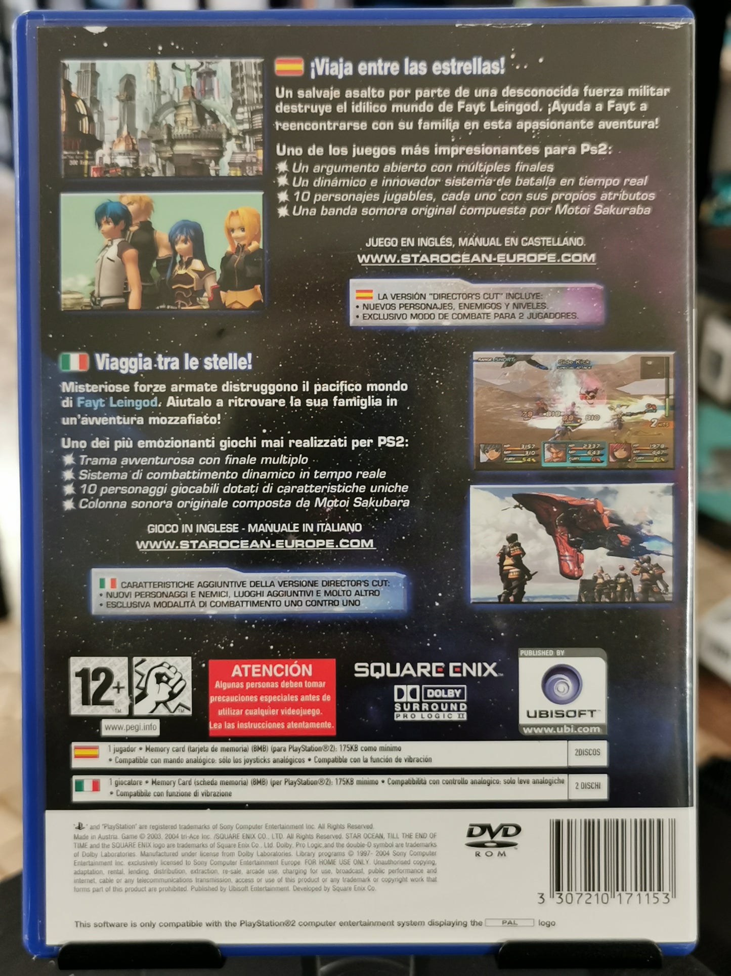 Star Ocean: Till the End of Time (PS2)