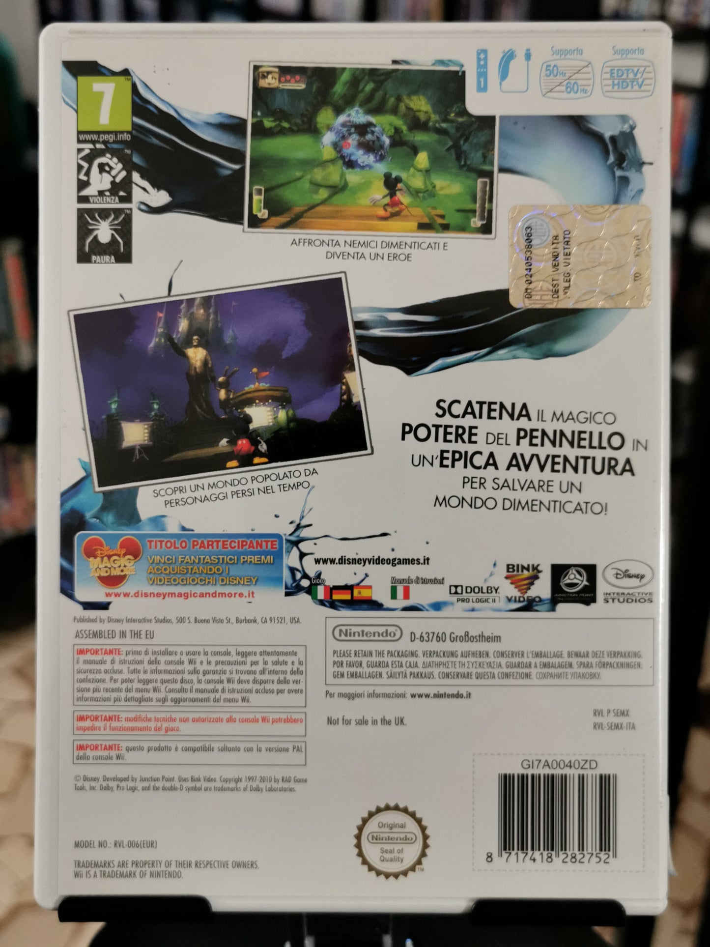 Epic Mickey: La Leggendaria Sfida Di Topolino (Wii)