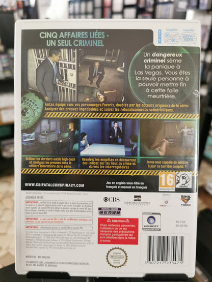 CSI: Crime Scene Investigation: Fatal Conspiracy (Wii)