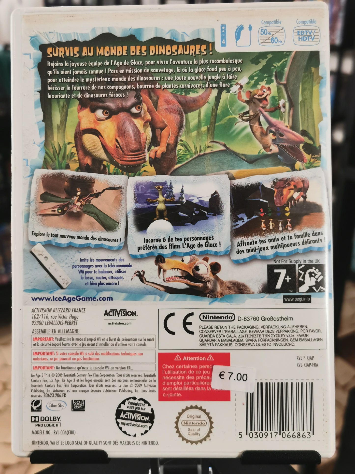 L'Age De Glace 3: Le Temps Des Dinosaures (Wii)