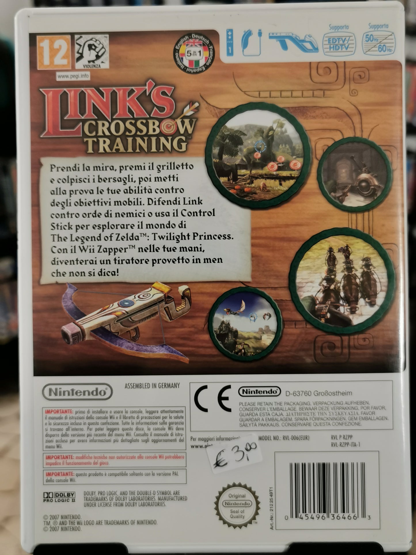 Link's Crossbow Training (Wii) *Solo Software