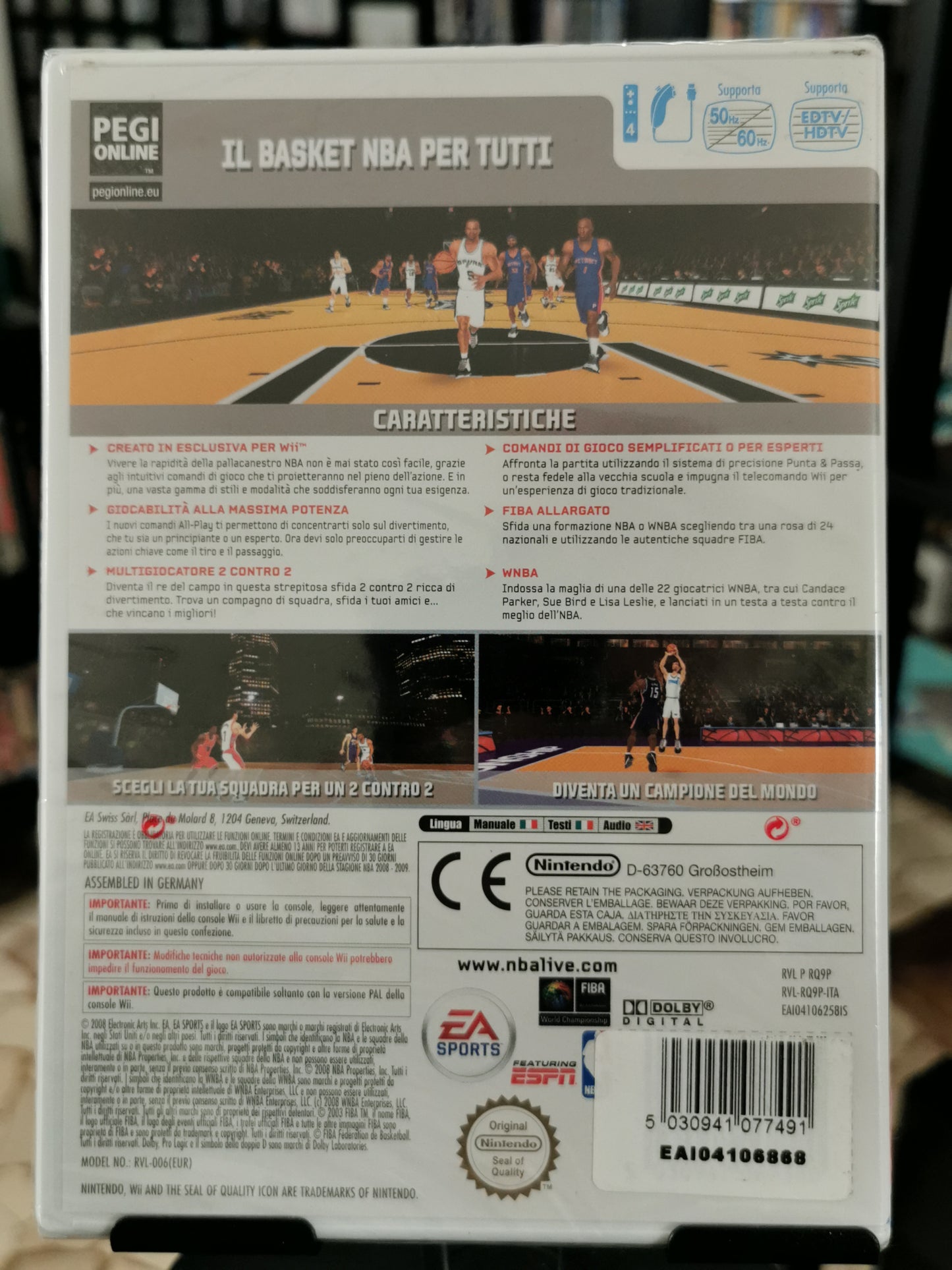 NBA Live 09 All-Play (Wii) *Nuovo