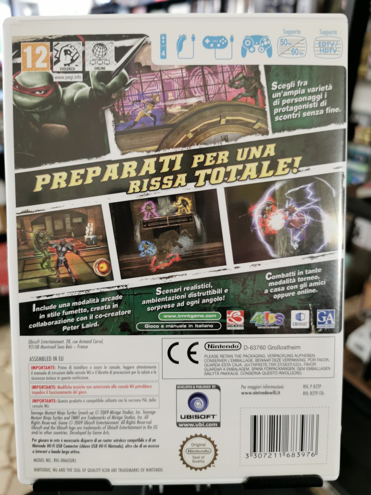 Teenage Mutant Ninja Turtles Smash Up (Wii)