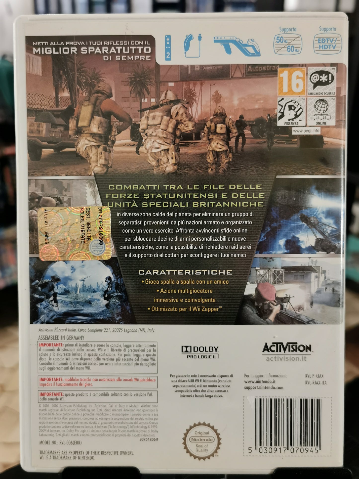 Call Of Duty: Modern Warfare Reflex (Wii)