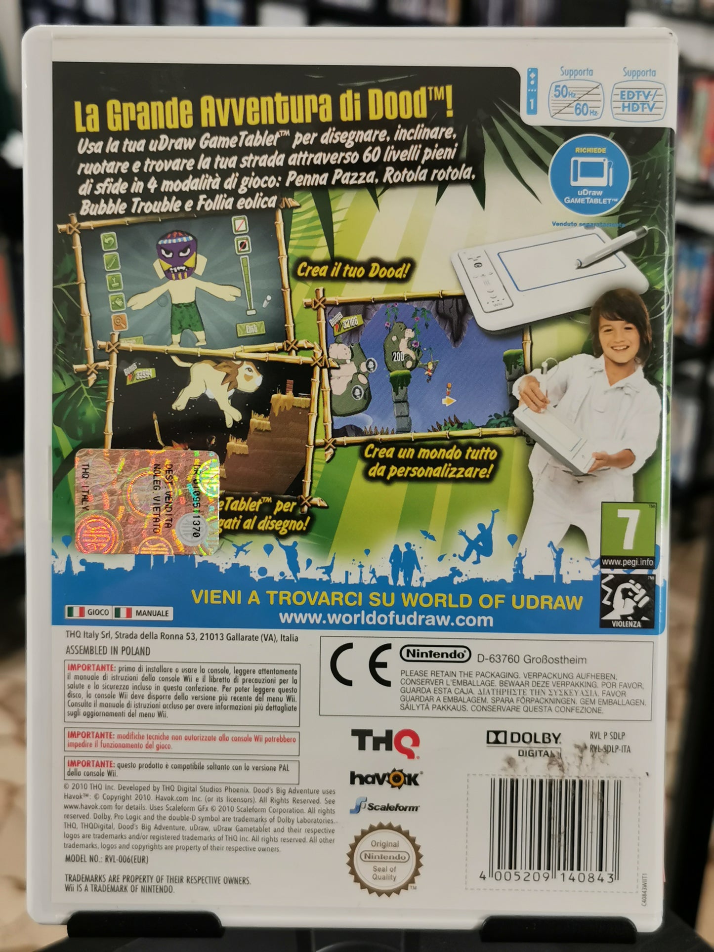 La Grande Avventura di Dood (Wii) *uDraw