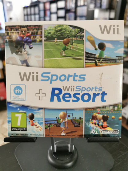 Wii Sports + Sports Resort [Cover Cartonata] (Wii)