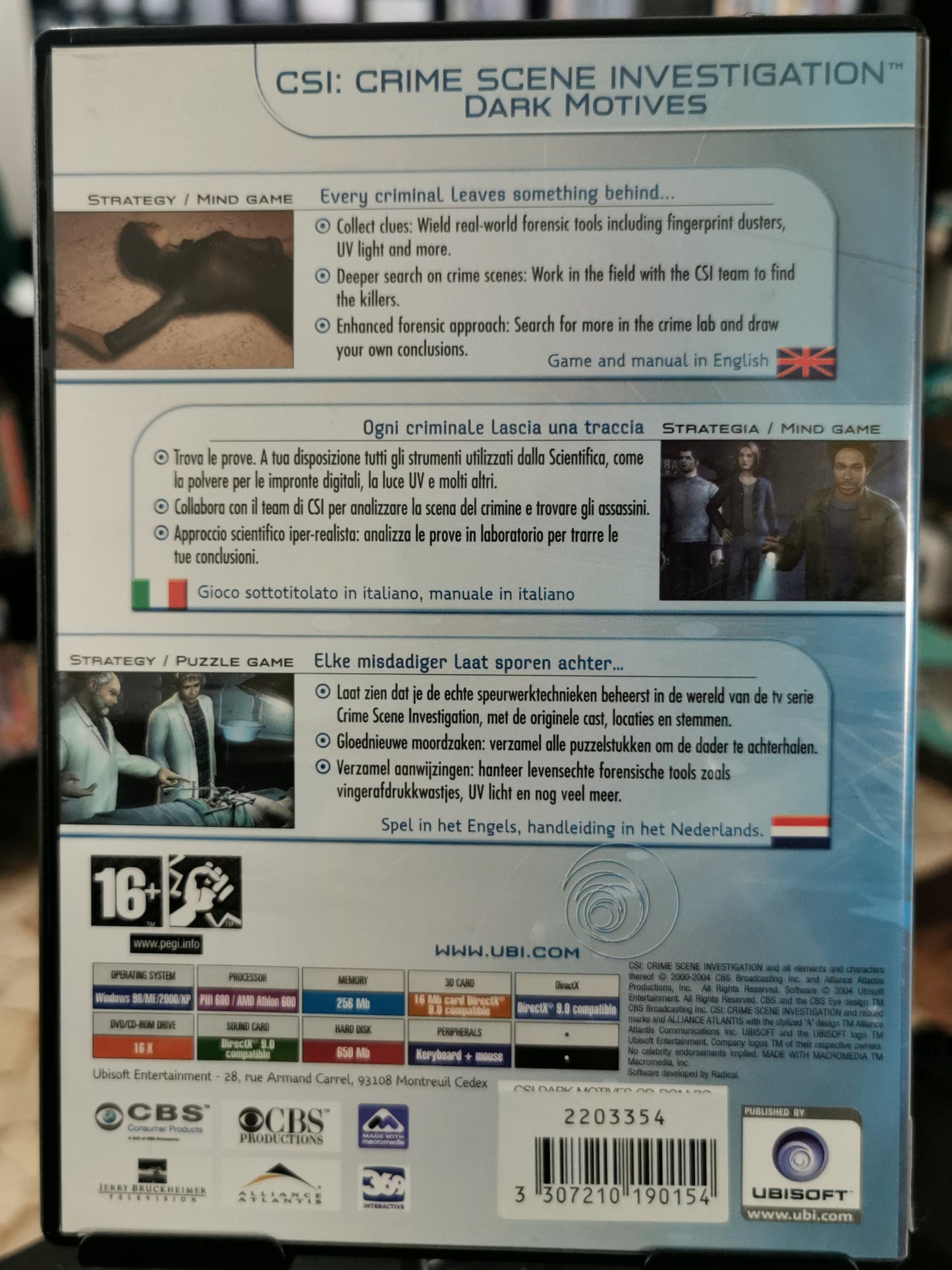 CSI: Dark Motives (PC)