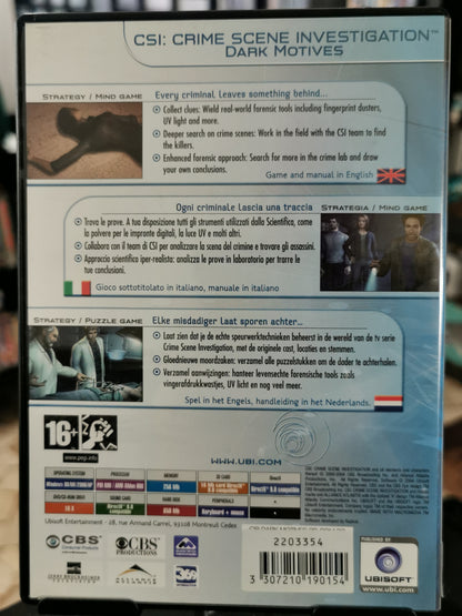 CSI: Dark Motives (PC)